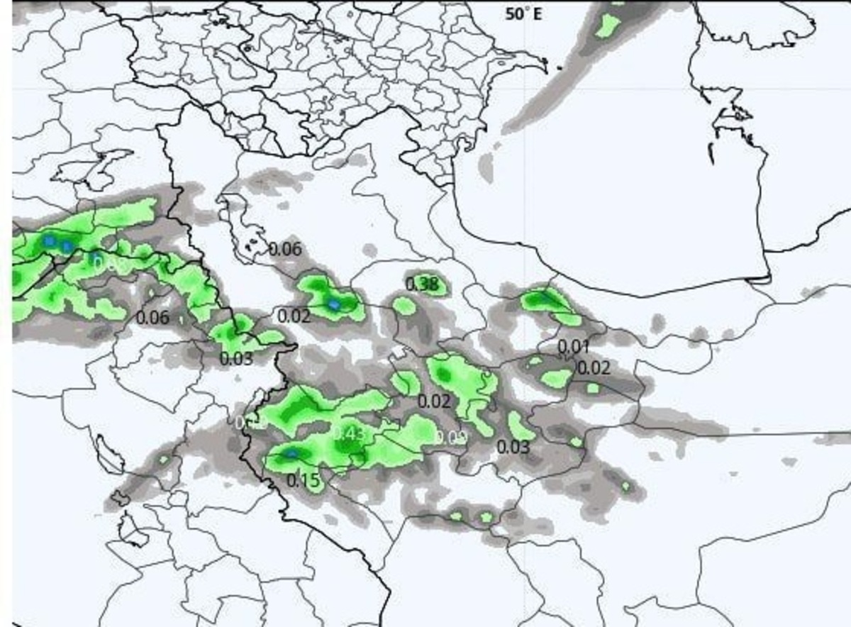 ورود سامانه بارشی جدید از روز دوشنبه