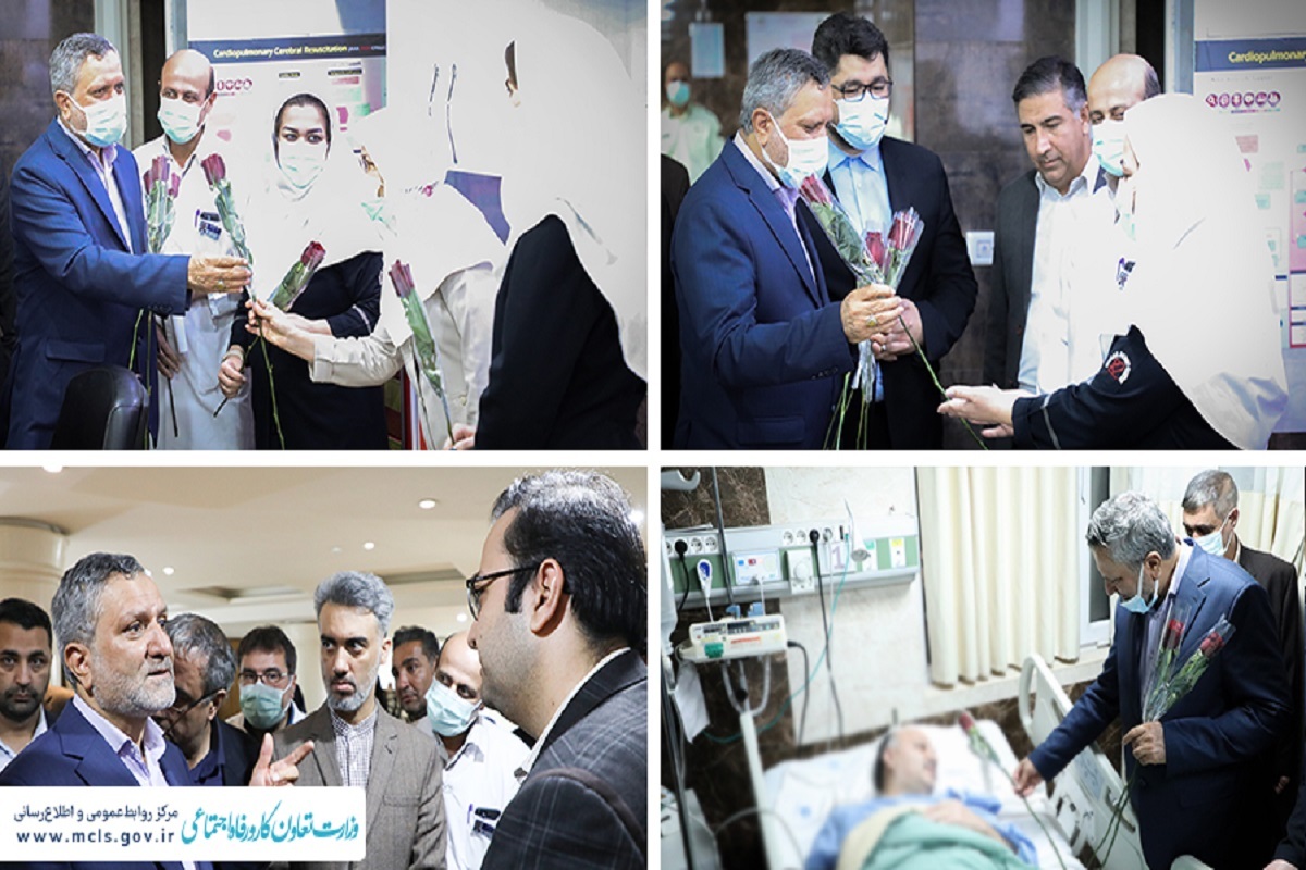 دکتر مرتضوی از بیمارستان شهید لبافی‌نژاد بازدید کرد