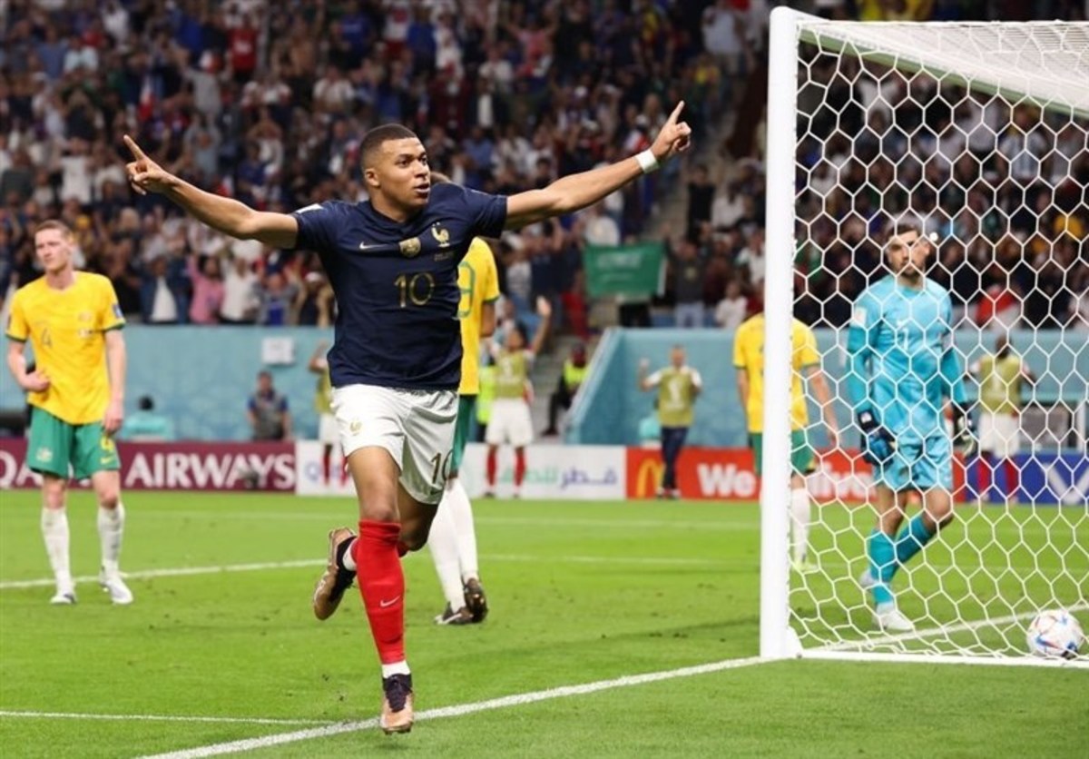 برتری پرگل فرانسه مقابل استرالیا از نگاه دوربین‌ها