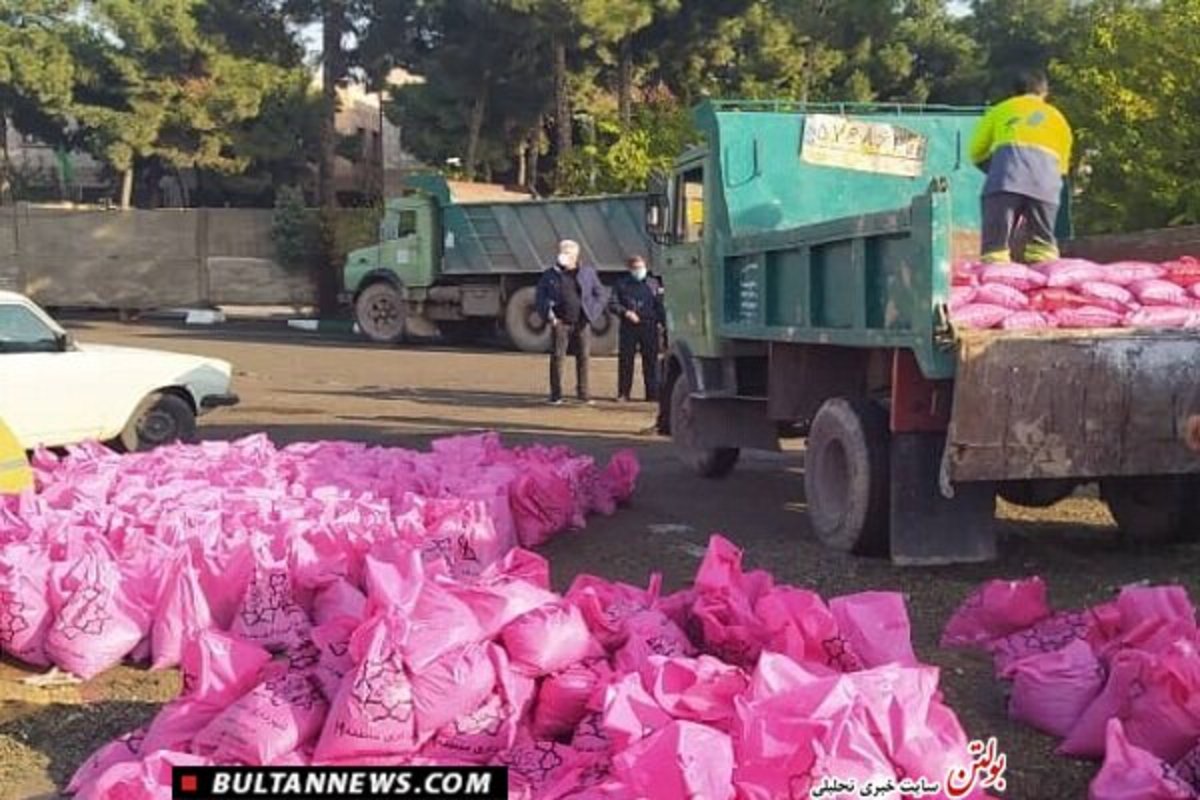 آماده‌سازی ۱۰ هزار کیسه شن و نمک برای آمادگی در زمستان