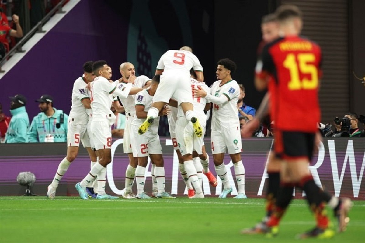 جام جهانی قطر/ اولین برد یک تیم آفریقایی با شکست غیرمنتظره بلژیک مقابل مراکش