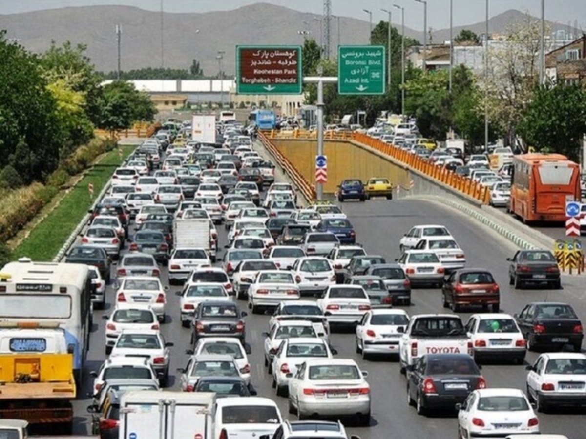 ترافیک سنگین در چهار بزرگراه پایتخت