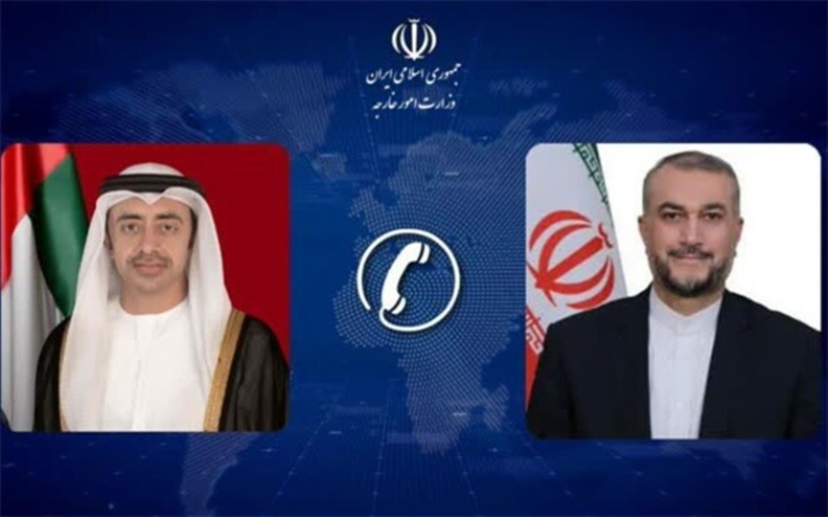 تماس تلفنی وزرای خارجه ایران و امارات
