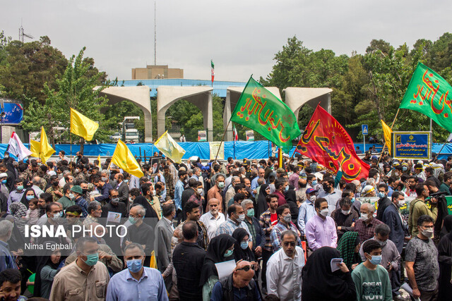 مراسم راهپیمایی روز قدس تا ساعاتی دیگر آغاز می‌شود