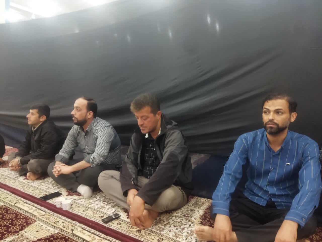 مراسم ترحیم و بزرگداشت آیت الله نمازی در مسجد شهدای گمنام شهر آبدان برگزار شد