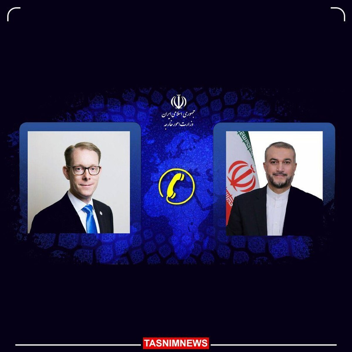 گفت‌وگوی تلفنی وزرای خارجه ایران و سوئد