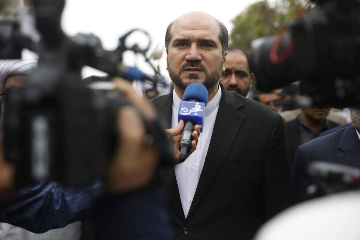 حضور مهندس محسن منصوری در راهپیمایی ۲۲ بهمن