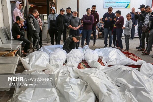 شهادت نزدیک به ۱۰۰ فلسطینی در بمباران شدید رفح توسط اشغالگران
