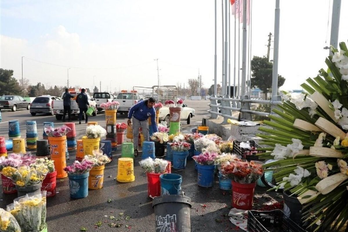 حضور گلفروشان در جاده بهشت‌زهرا ممنوع شد