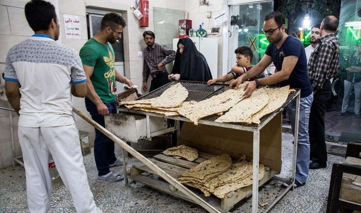فروش نان سنگک در تهران به ۵ هزار تومانی رسید