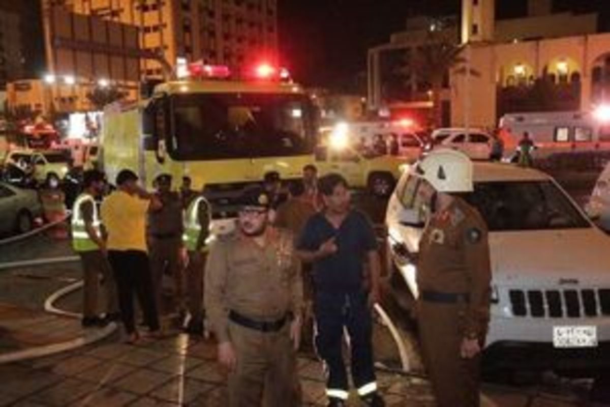 آتش سوزی هتلی در مکه با ۸ کشته