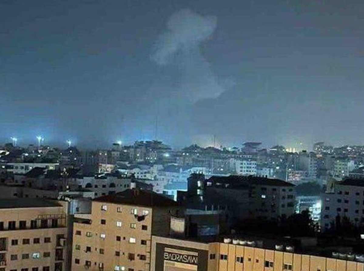 شنیده شدن صدای انفجار در شهر غزه