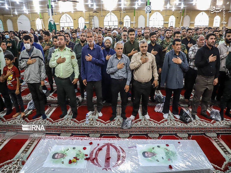 تشییع پیکر شهید محمد قنبری در ایذه+ تصاویر