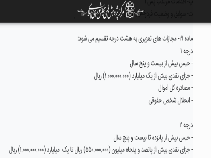 مجازات کشف حجاب سلبریتی‌ها چیست+سند و مبلغ جریمه