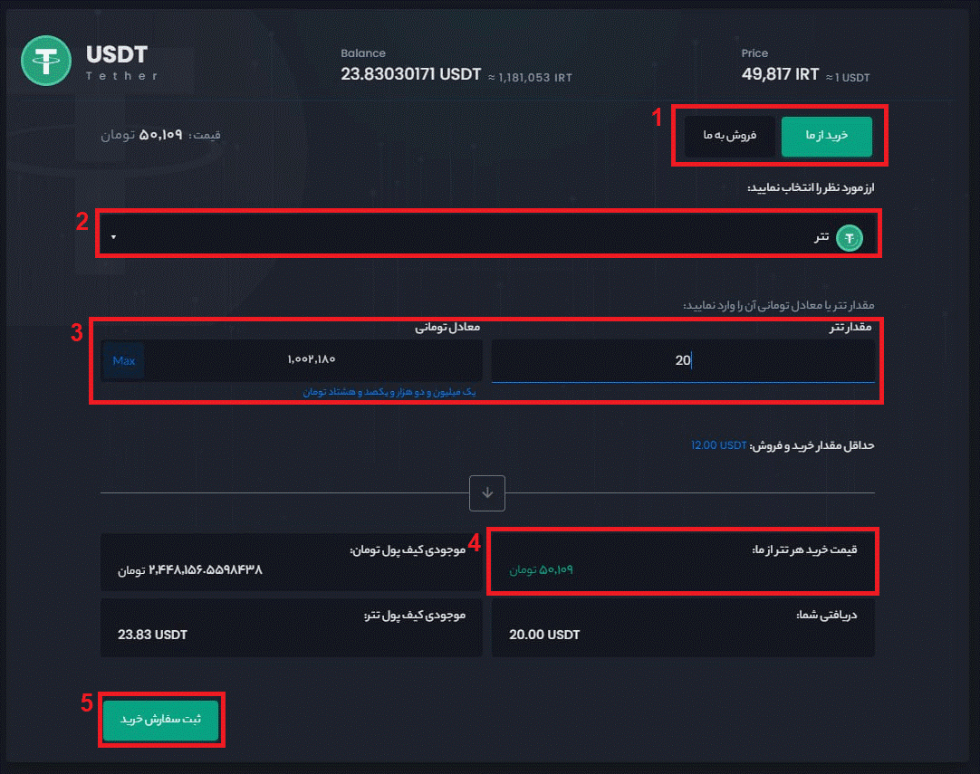 نحوه خرید تتر در همتاپی؛ خرید تتر ارزان‌تر و با کارمزد صفر