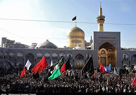 مشهدالرضا سوگوار ‌شهادت سلطان سریر ارتضا