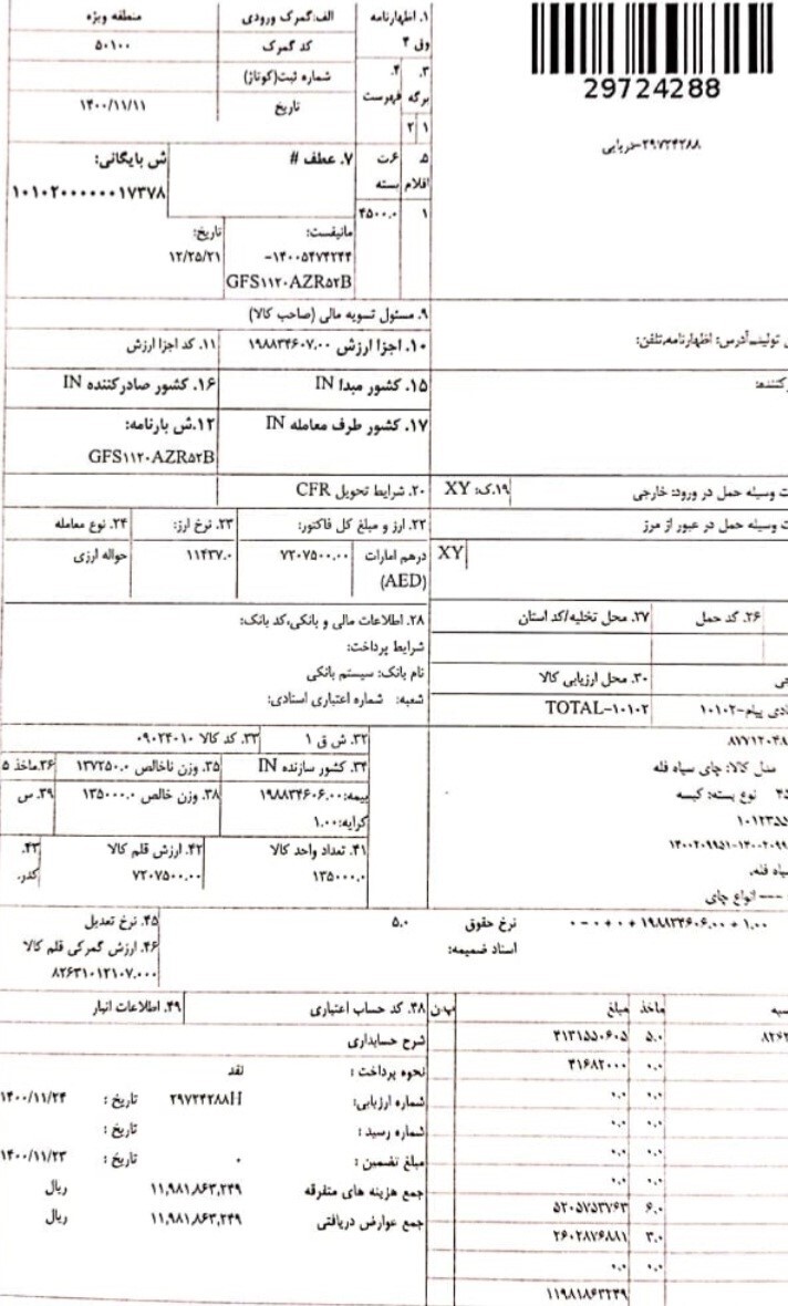 طنز مدیریت در سازمان گمرک