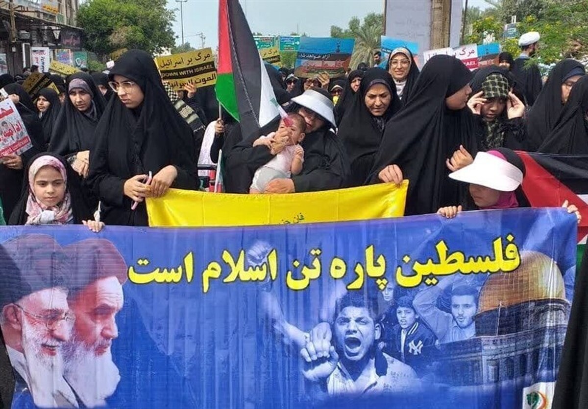 راهپیمایی بوشهری‌ها در محکومیت کودک‌کشی صهیونیست‌ها