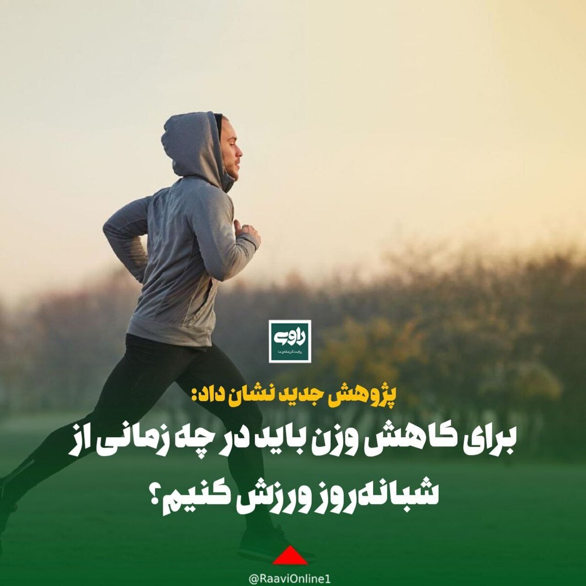 پژوهش جدید نشان داد: برای کاهش وزن باید در چه زمانی از شبانه‌روز ورزش کنیم؟