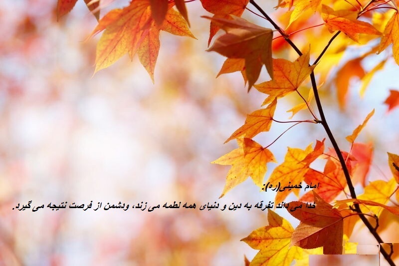 تفرقه کار دشمن است