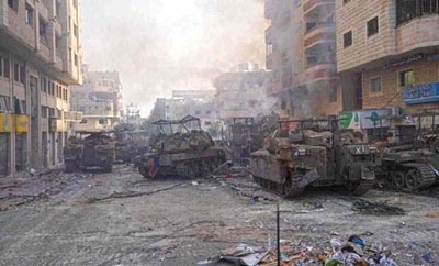 تحقق وعده ابوعبیده، گورستان تانکهای مرکاوا در غزه