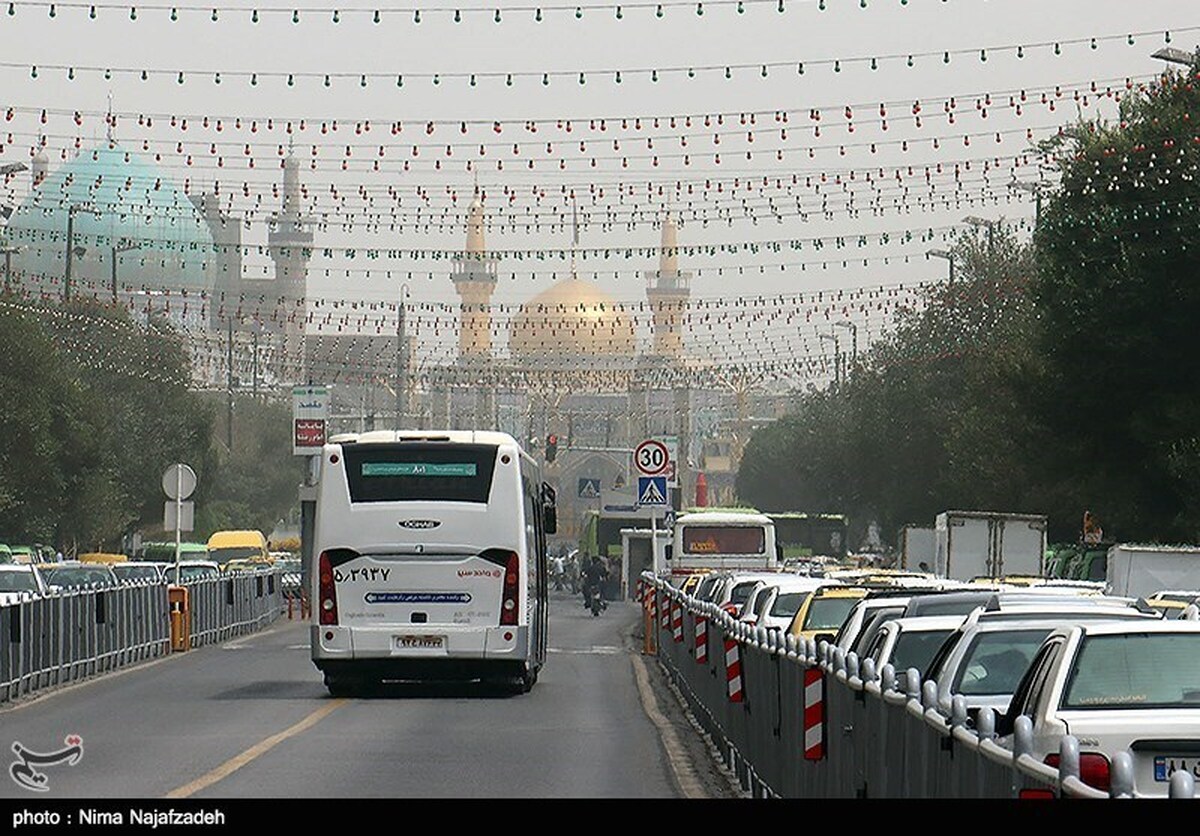 شاخص آلودگی هوای مشهد به ۳۸۳ رسید