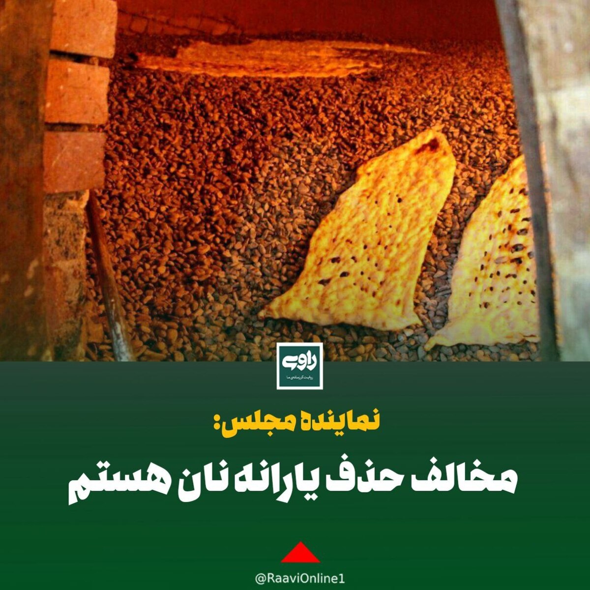 نماینده مجلس: مخالف حذف یارانه نان هستم