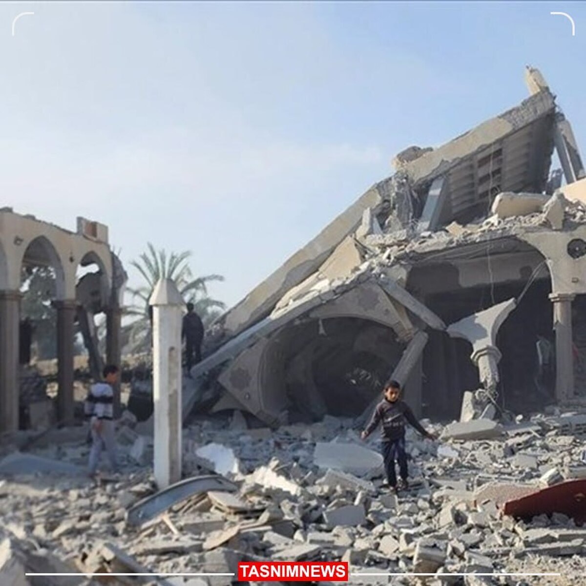 بمباران مسجدی دیگر در خان‌یونس