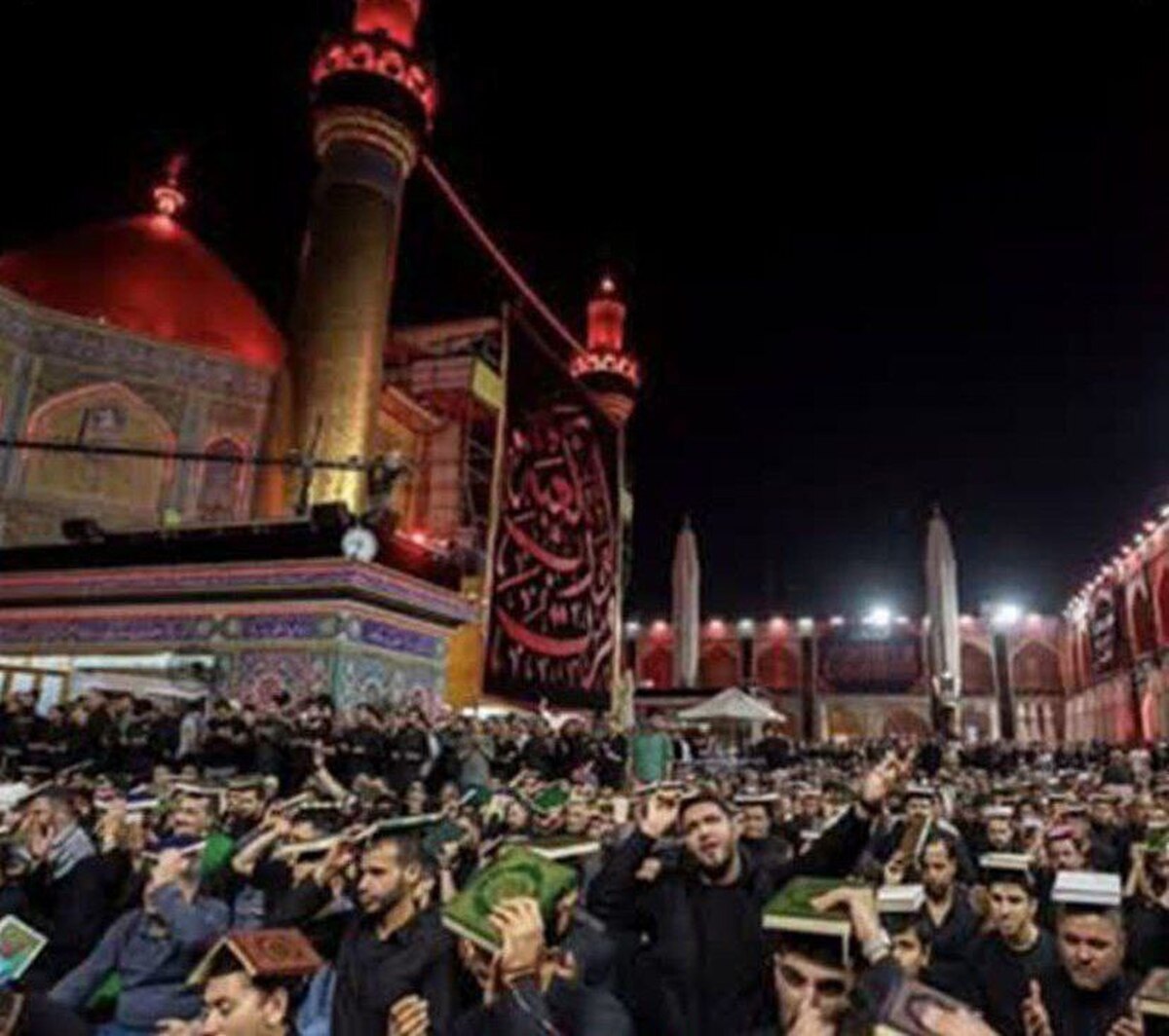 عزاداری ۵ میلیون زائر در نجف اشرف