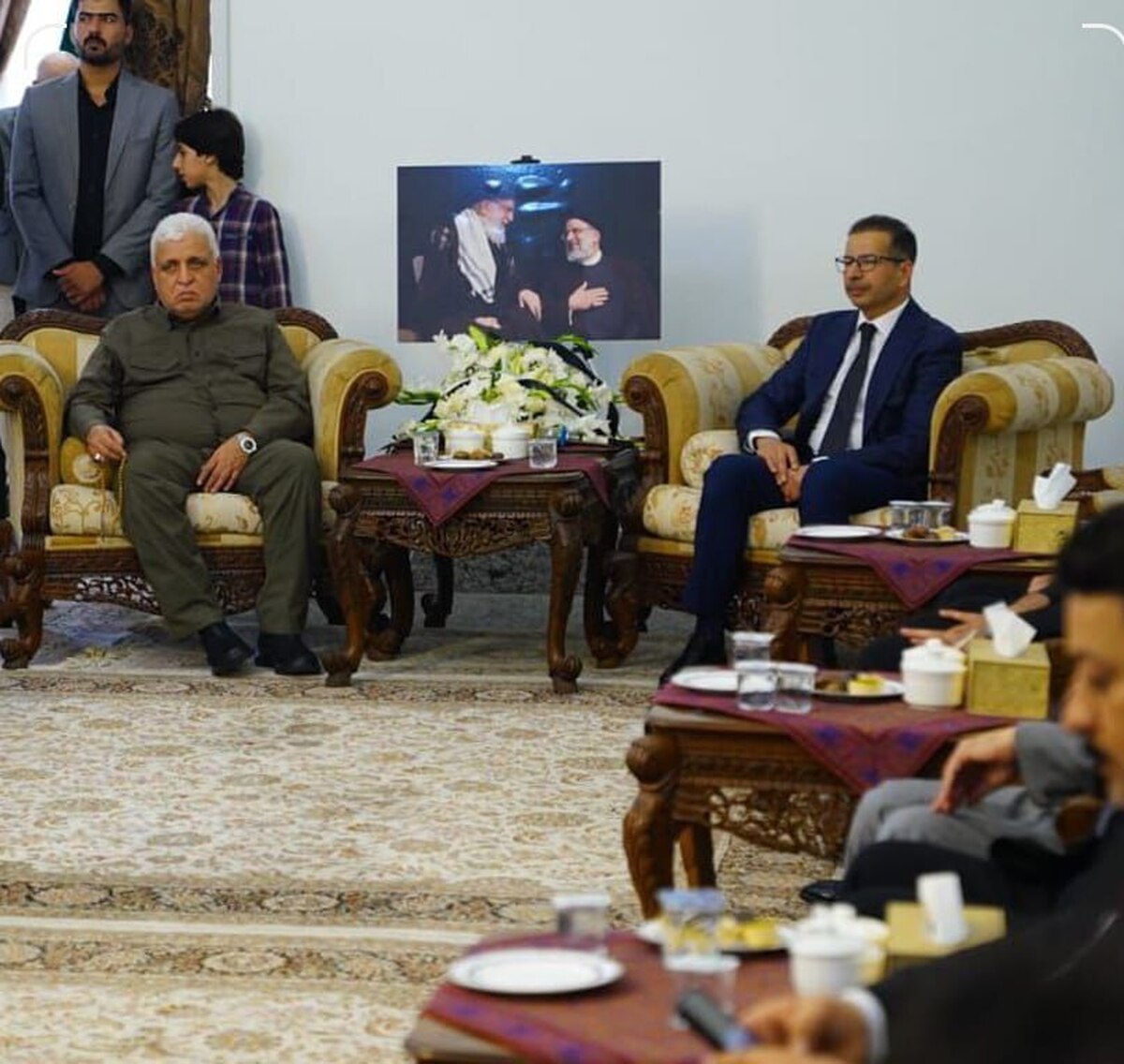 رئیس الحشدالشعبی به سفارت ایران رفت