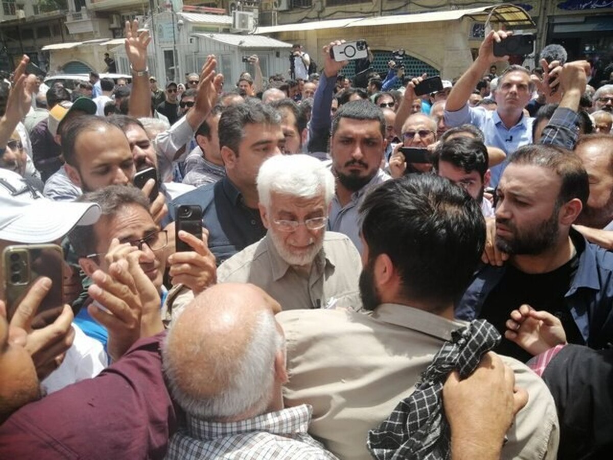 جلیلی در بازار تهران: بهبود وضع اقتصادی و معیشت مردم در اولویت است