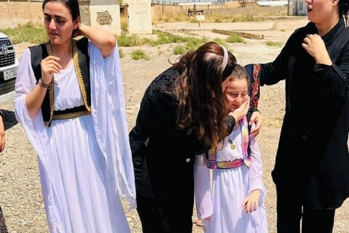 بازگشت دو تن از زنان ایزدی ربوده شده توسط داعش به عراق+ عکس