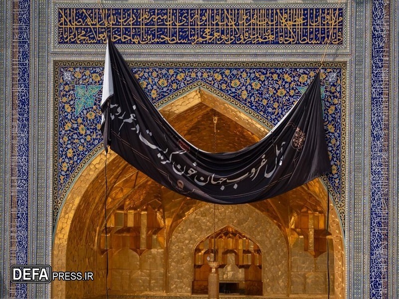 کتیبه‌آرایی اماکن متبرکه رضوی در دهه پایانی ماه صفر