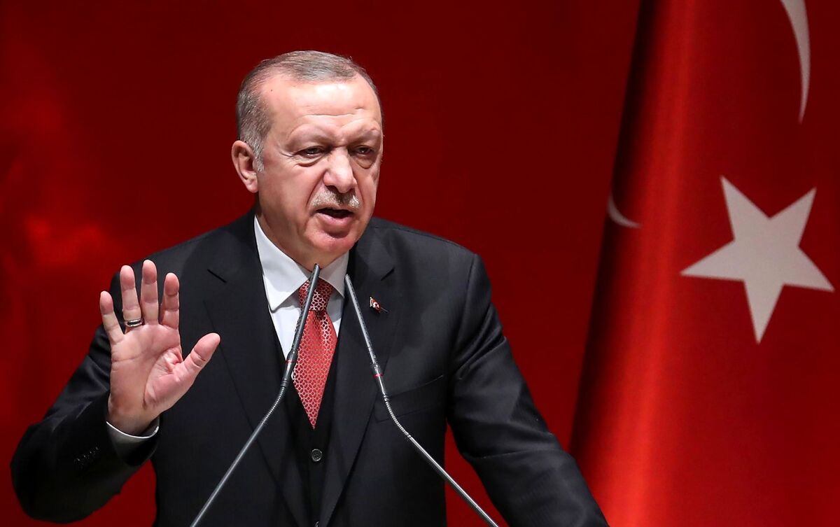 معترضان تُرک ، سخنرانی اردوغان را قطع کردند