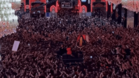 عزاداری شب شهادت حضرت زینب(س) در کربلا