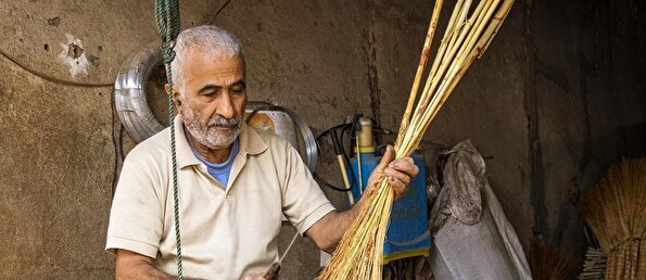 تولید جاروی سنتی در مازندران