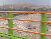 سیلاب امید از بوکان؛ طغیان سیمینه‌رود به سوی دریاچه تشنه ارومیه