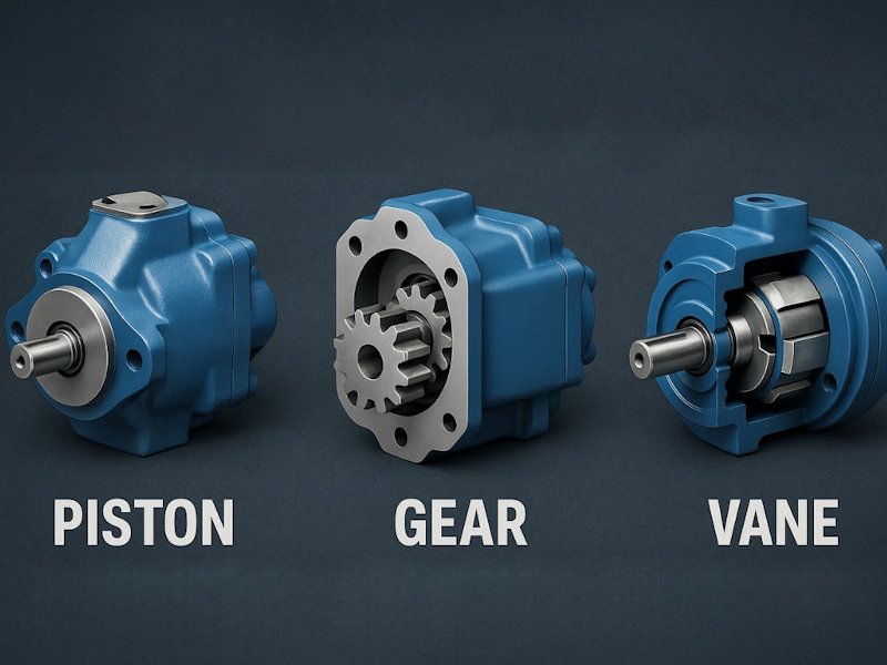 آشنایی با انواع پمپهای هیدرولیک و ویژگی های هر نوع