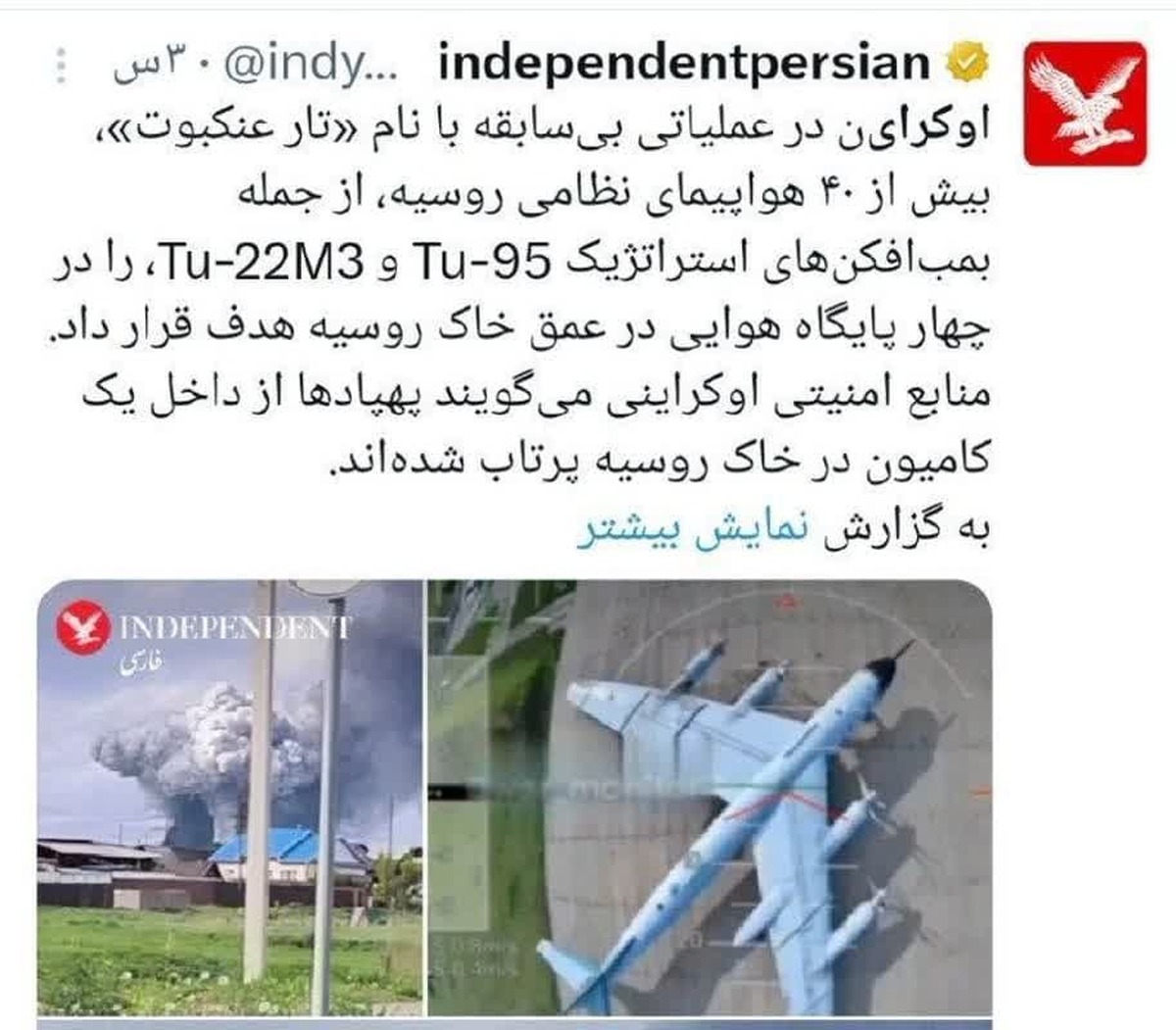 عملیات اوکراین علیه ناوگان روسیه؛ زنگ خطر برای امنیت اطلاعاتی ایران