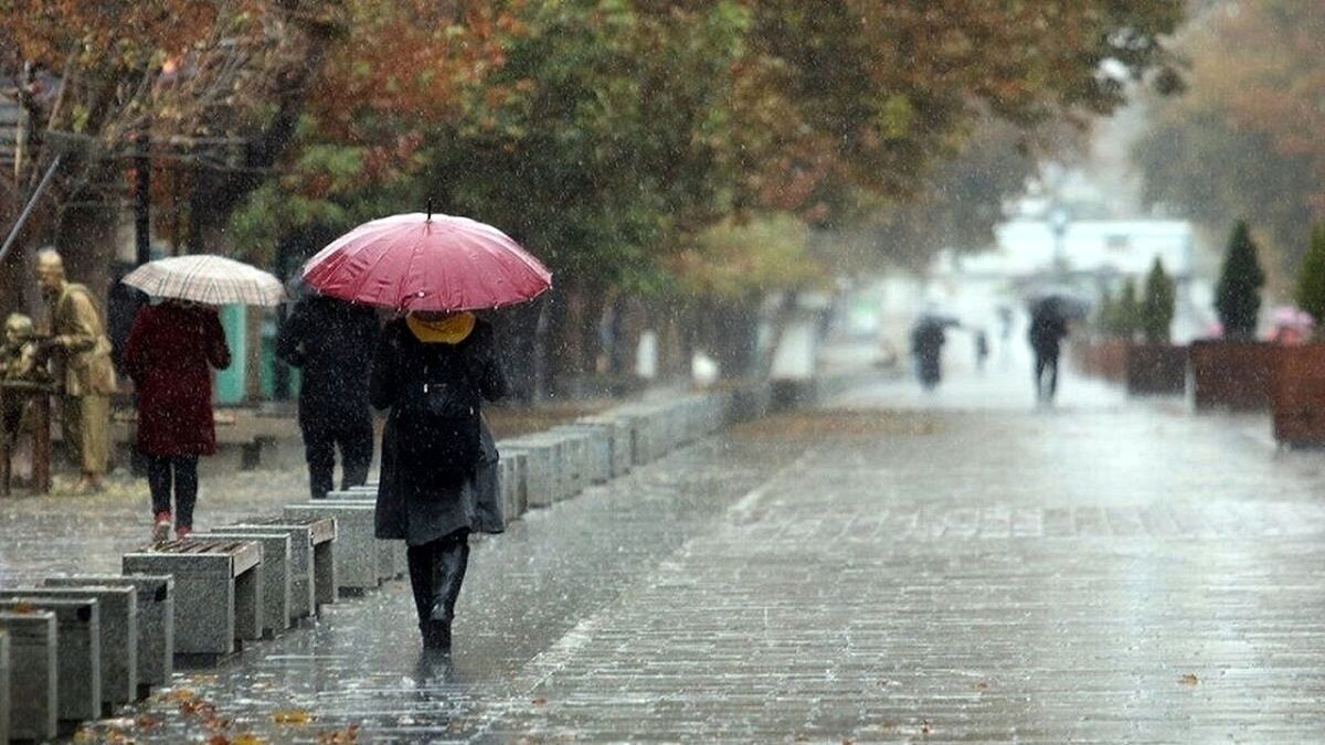 رگبار باران و رعد و برق در ۲۳ استان