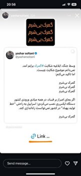یاشار سلطانی: «گمرک بی‌شرم»، اگر ایکس‌ری نصب می‌کردی، اسرائیل خط تولید پهپاد راه نمی‌انداخت