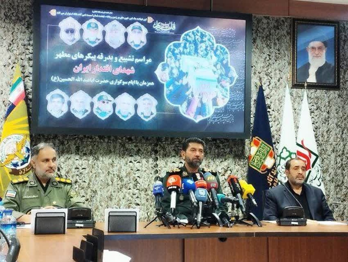 کاروان پیکرهای شهدا در تهران بدرقه خواهد شد