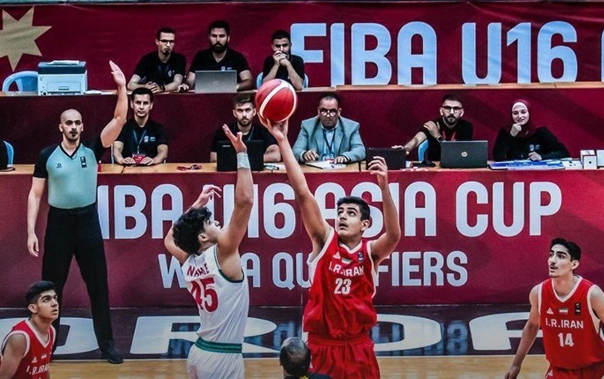 تیم ملی بسکتبال زیر 16 سال ایران نایب قهرمان غرب آسیا شد