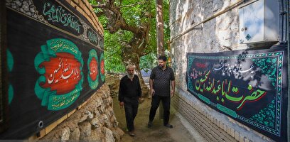 روضه‌خوانی سنتی در روستای منشاد مهریز