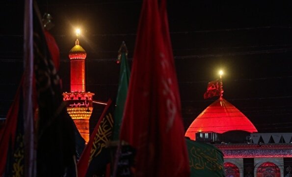 عزاداری هیات ها در کربلای معلی در آستانه اربعین حسینی(ع)