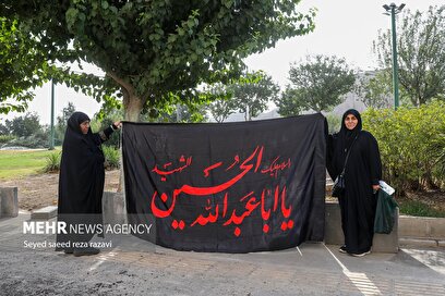 مراسم پیاده‌روی جاماندگان اربعین حسینی (ع) در تهران