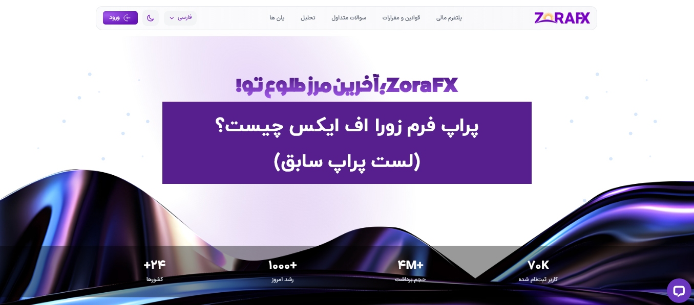 پراپ لست پراپ - بررسی جامع ویژگی‌ها و شرایط ZoraFX در پراپ تریدینگ