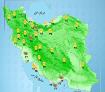بارش پراکنده در مناطقی از شمال کشور