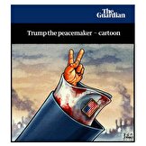 تناقض در روایت صلح‌طلبی ترامپ؛ از کاریکاتور خونین گاردین تا تیترهای تحسین‌آمیز رسانه‌های غرب‌گرا در ایران