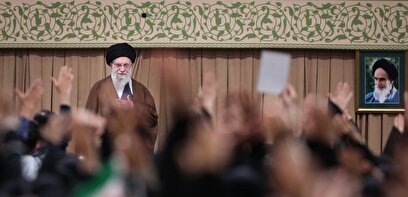 دیدار دانش‌آموزان و دانشجویان با رهبر معظم انقلاب اسلامی